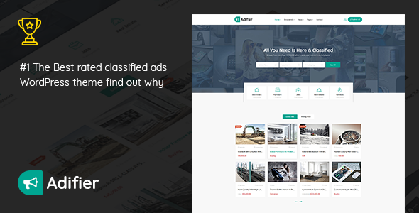 Adifier.png Adifier 3.9.6 - Classified Ads WordPress Theme - Image 1