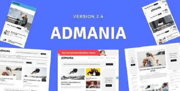 Admania.webp Admania 2.5.3 - AD Optimized WordPress Theme For Adsense & Affiliate Enthusiast - Image 1