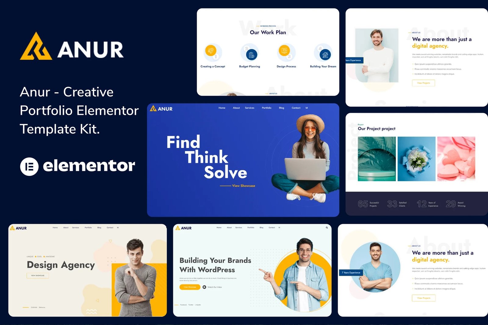 Anur-Portfolio-Elementor-Template-Kit.jpg Anur - Portfolio Elementor Template Kit - Image 1