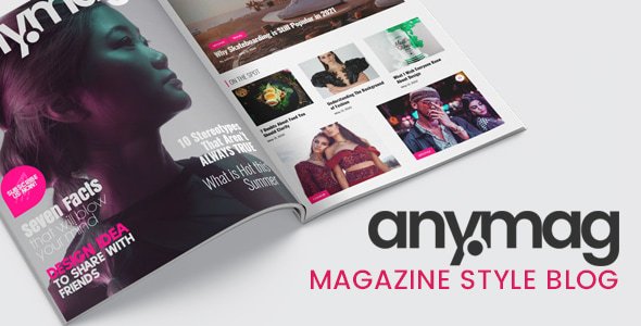 Anymag.jpg Anymag 2.9.4 ? Magazine Style WordPress Blog - Image 1