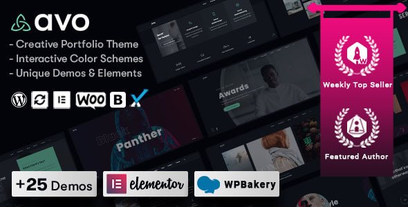 Avo.jpg Avo 1.1.3 - Creative Portfolio & Agency WordPress Theme - Image 1