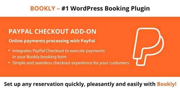 Bookly-PayPal-Checkout-Addon.jpg Bookly PayPal Checkout Addon 2.5 - Image 1