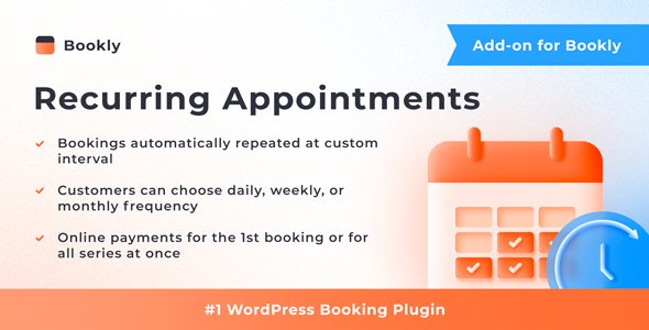 Bookly-Recurring-Appointments-addon.jpg Bookly Recurring Appointments addon 5.8 - Image 1