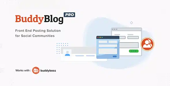 BuddyBlog-Pro.webp BuddyBlog Pro 1.4.6 - Front-end posting solution for BuddyPress and BuddyBoss platform - Image 1