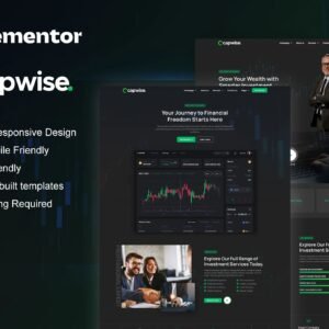 CapWise - Trading & Investment Elementor Pro Template Kit