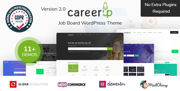 CareerUp.jpg CareerUp 2.3.30 - Job Board WordPress Theme - Image 1