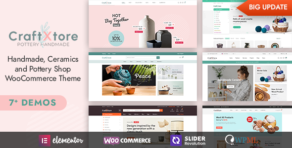 CraftXtore.png CraftXtore 1.6.4- Handmade, Ceramics and Pottery Shop WooCommerce Theme - Image 1