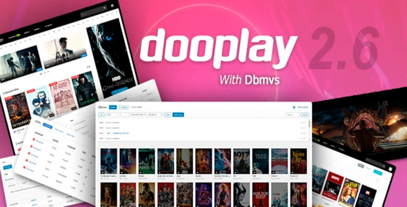 DooPlay.webp DooPlay 2.5.3 + IMDb API - TV Shows & Movies Theme - Image 1