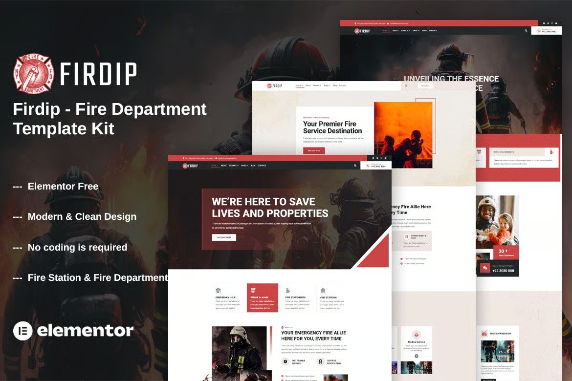 Firdip-Fire-Department-Elementor-Template-Kit.jpg Firdip - Fire Department Elementor Template Kit - Image 1