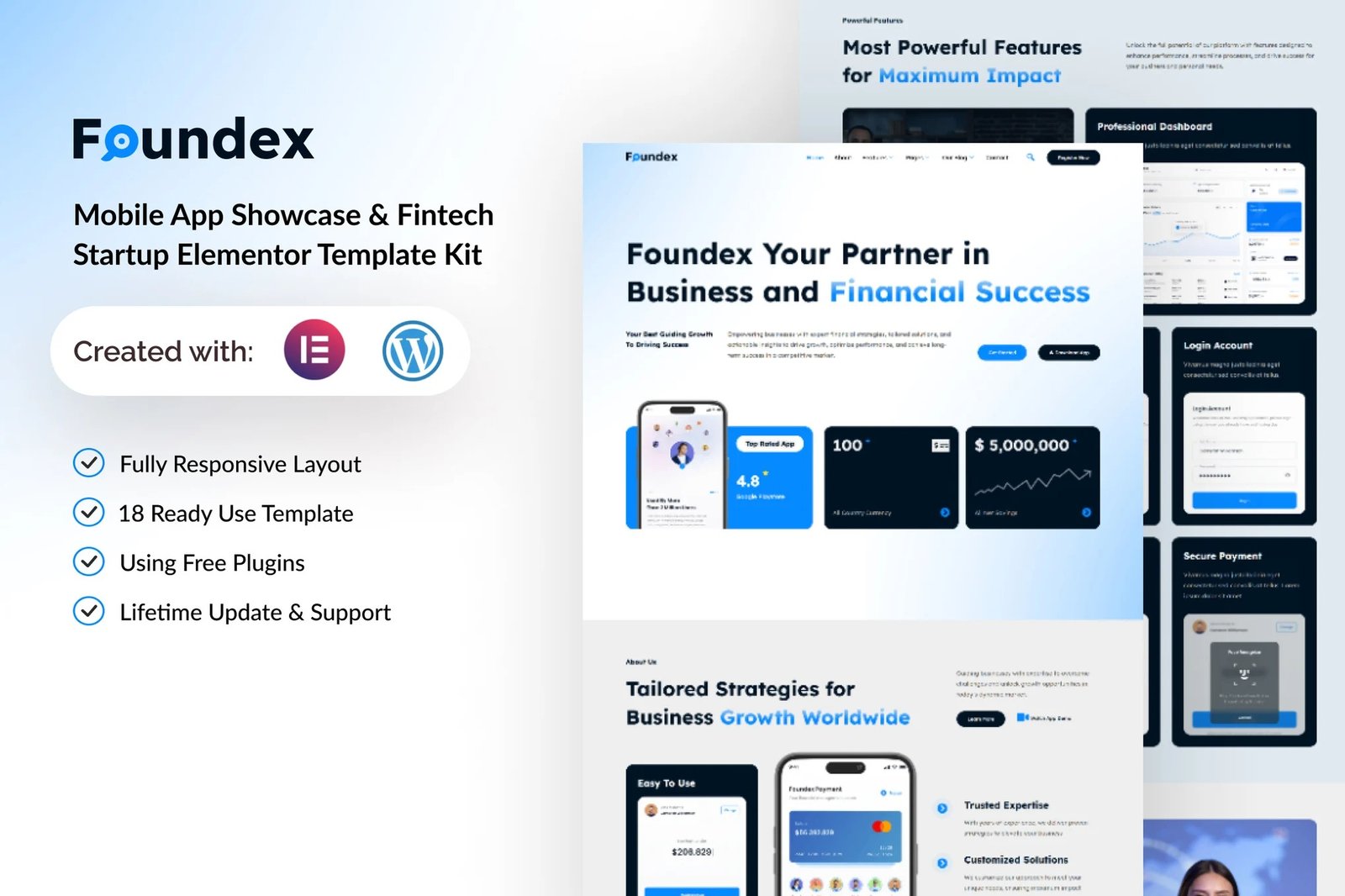 Foundex-Mobile-App-Showcase-Fintech-Startup-Elementor-Template-Kit.jpg Foundex - Mobile App Showcase & Fintech Startup Elementor Template Kit - Image 1