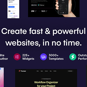 Framer 4.1.4 ? Startup & SaaS WordPress Theme
