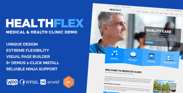 HEALTHFLEX.png HEALTHFLEX 2.7.5 ? Doctor Medical Clinic & Health WordPress Theme - Image 1