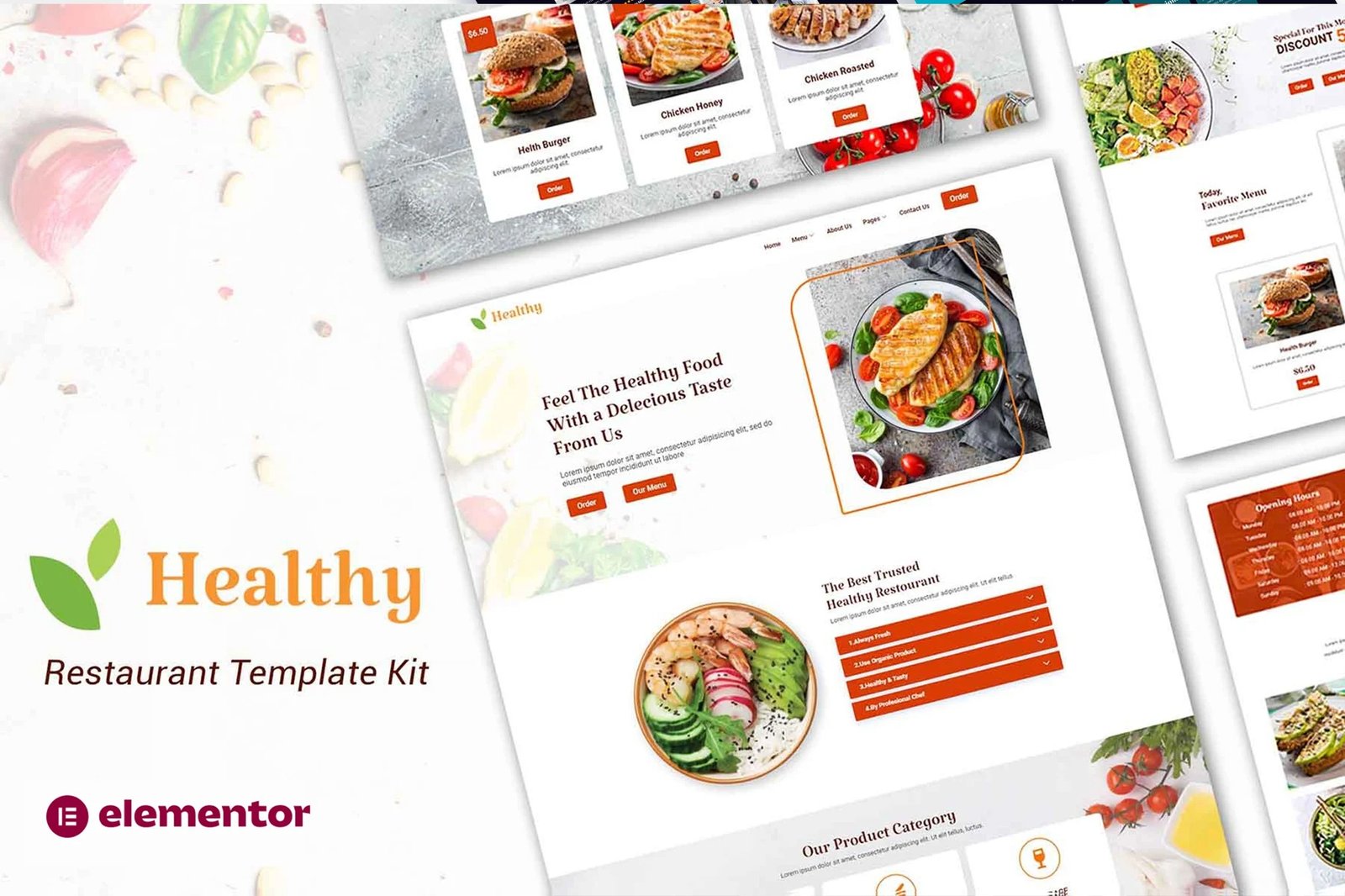 Healthy-Restaurant-Elementor-Template-Kit.jpg Healthy - Restaurant Elementor Template Kit - Image 1