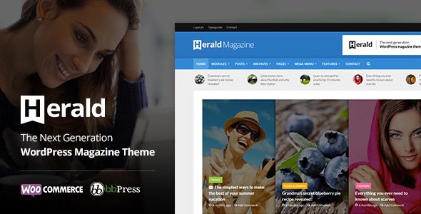 Herald.jpg Herald 2.6 - News Portal & Magazine WordPress Theme - Image 1