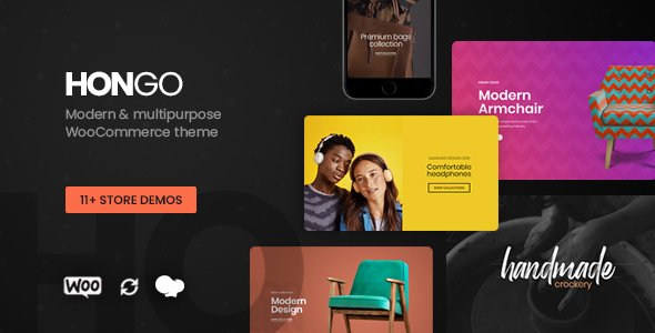 Hongo-Modern-Multipurpose-WooCommerce-WordPress-Theme.jpg Hongo 3.8 - Modern & Multipurpose WooCommerce WordPress Theme - Image 1