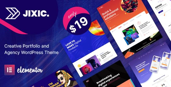 Jixic.jpg Jixic 1.7 ? Creative Portfolio & Agency WordPress Theme - Image 1