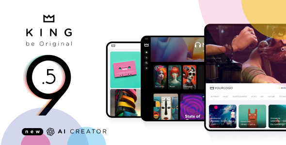 King.png King 7.0.2 ? WordPress Viral Magazine Theme - Image 1