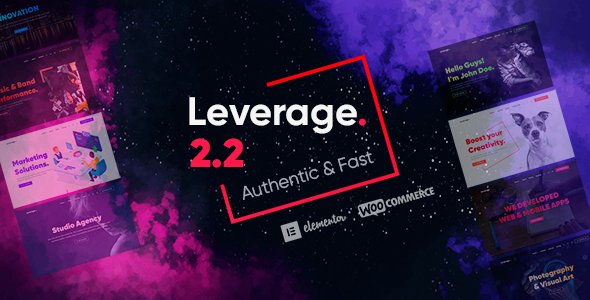 Leverage.jpg Leverage 2.2.5 ? Creative Agency & Portfolio WP Theme - Image 1