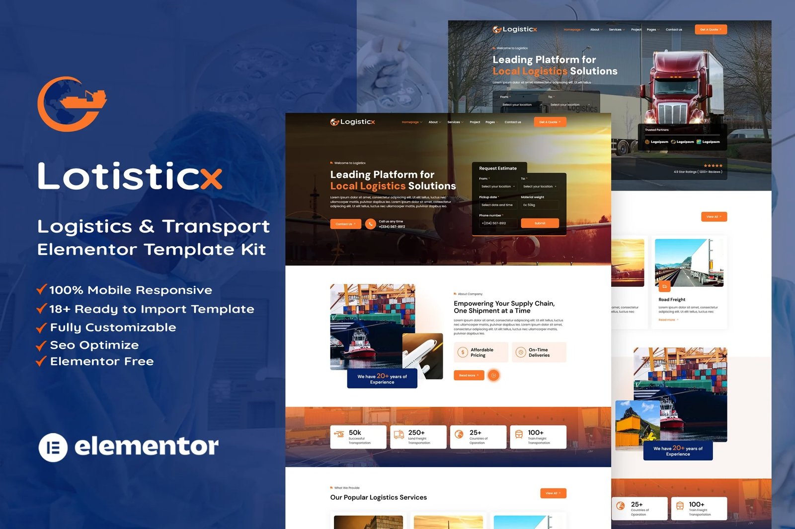 Logisticx-Logistics-Transportation-Elementor-Template-Kit.jpg Logisticx - Logistics & Transportation Elementor Template Kit - Image 1