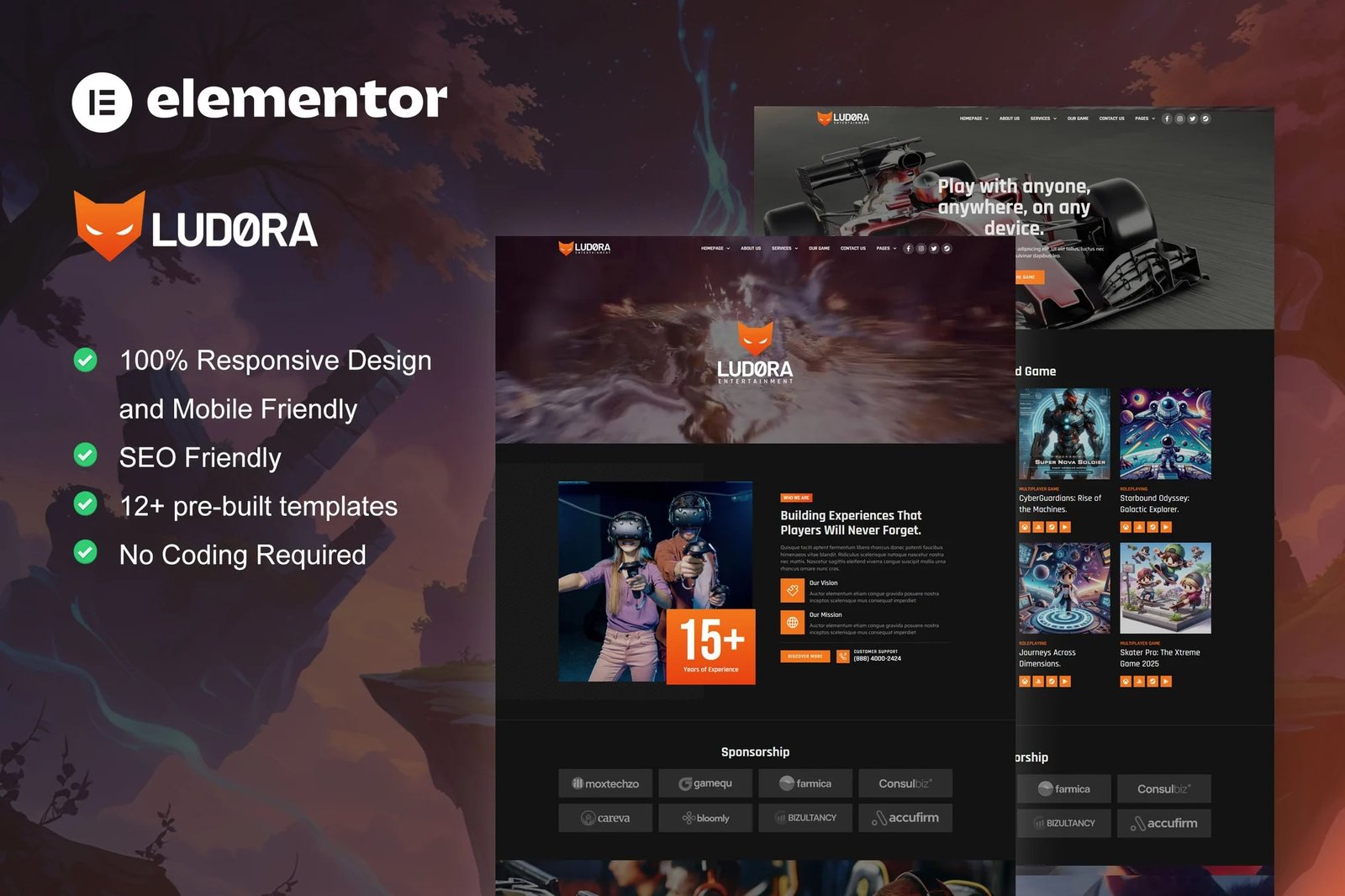 Ludora-Game-Developer-Studio-Elementor-Pro-Template-Kit.jpg Ludora - Game Developer & Studio Elementor Pro Template Kit - Image 1