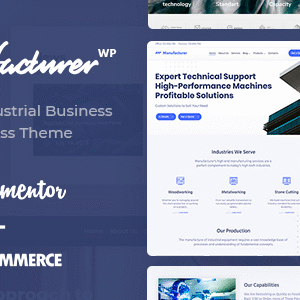 Manufacturer 1.3.11 - Factory and Industrial WordPress Theme