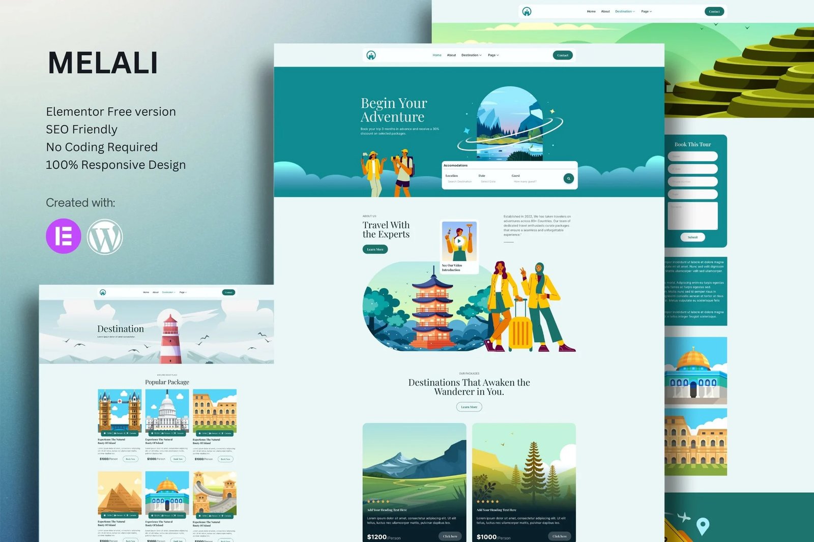 Melali-Tour-Travel-Agency-Elementor-Template-Kit.jpg Melali - Tour & Travel Agency Elementor Template Kit - Image 1