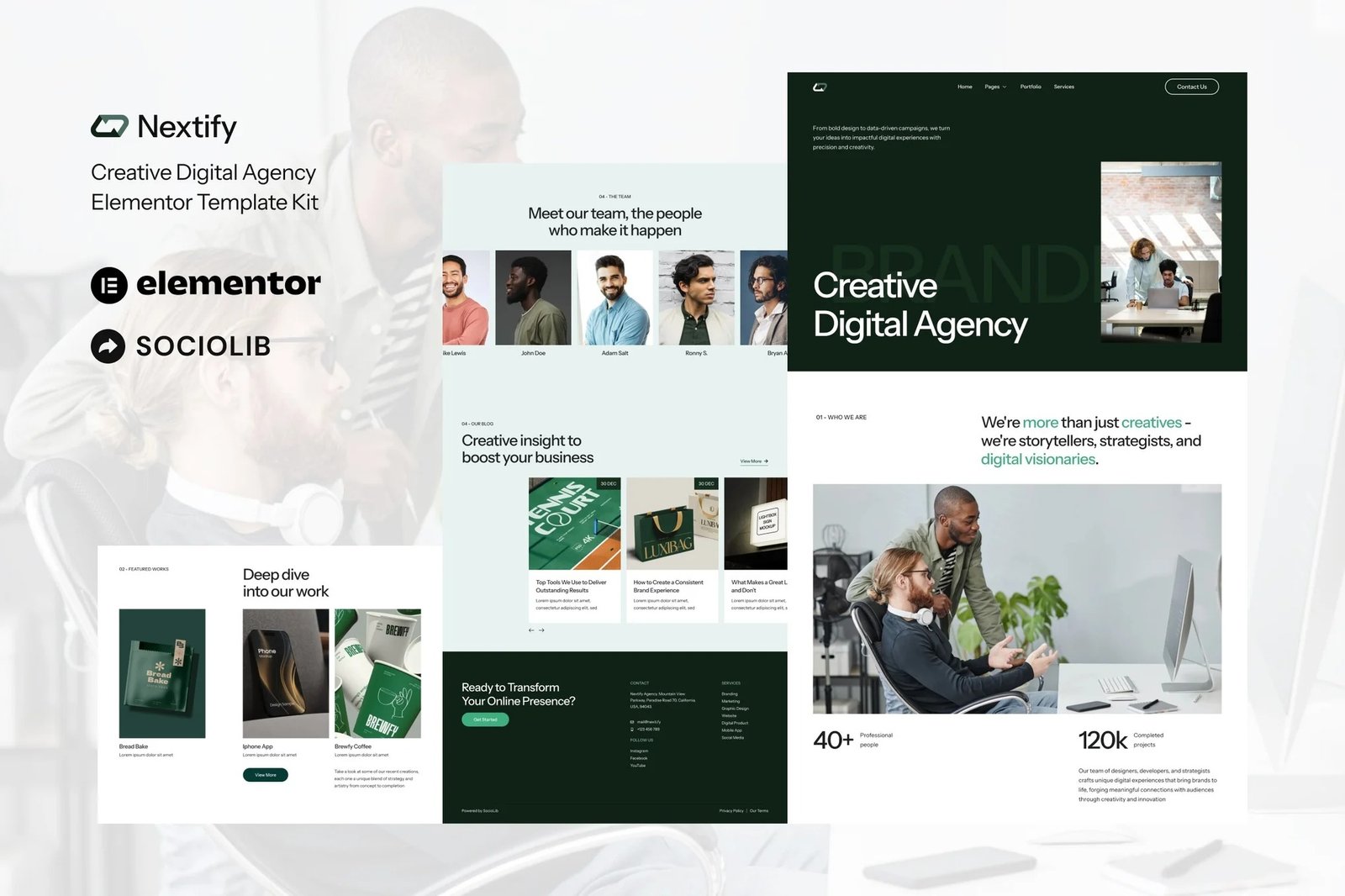 Nextify-Creative-Digital-Agency-Portfolio-Elementor-Template-Kit.jpg Nextify - Creative Digital Agency & Portfolio Elementor Template Kit - Image 1