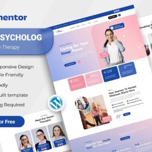 Nuro - Mental Health Therapy Elementor Template Kit