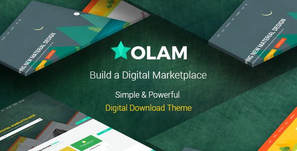 Olam.jpg Olam 5.2.0 ? Easy Digital Downloads Marketplace WordPress Theme - Image 1