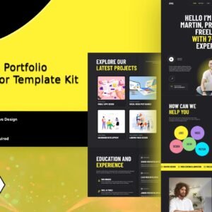 Omio - Modern Personal Portfolio Elementor Template Kit