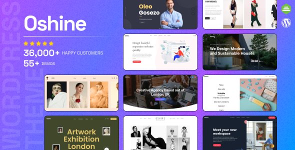 Oshine.jpg Oshine 7.2.6 ? Multipurpose Creative Theme - Image 1