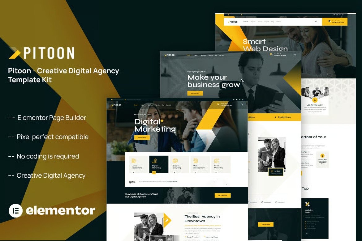 Pitoon-Creative-Digital-Agency-Elementor-Template-Kit.jpg Pitoon - Creative Digital Agency Elementor Template Kit - Image 1