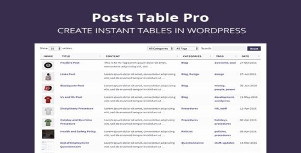 Posts-Table-Pro.jpg Posts Table Pro 3.2.1 By Barn2Media - Image 1