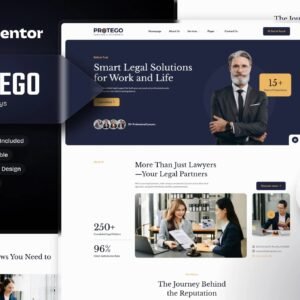 Protego - Lawyers and Attorneys Elementor Template Kits