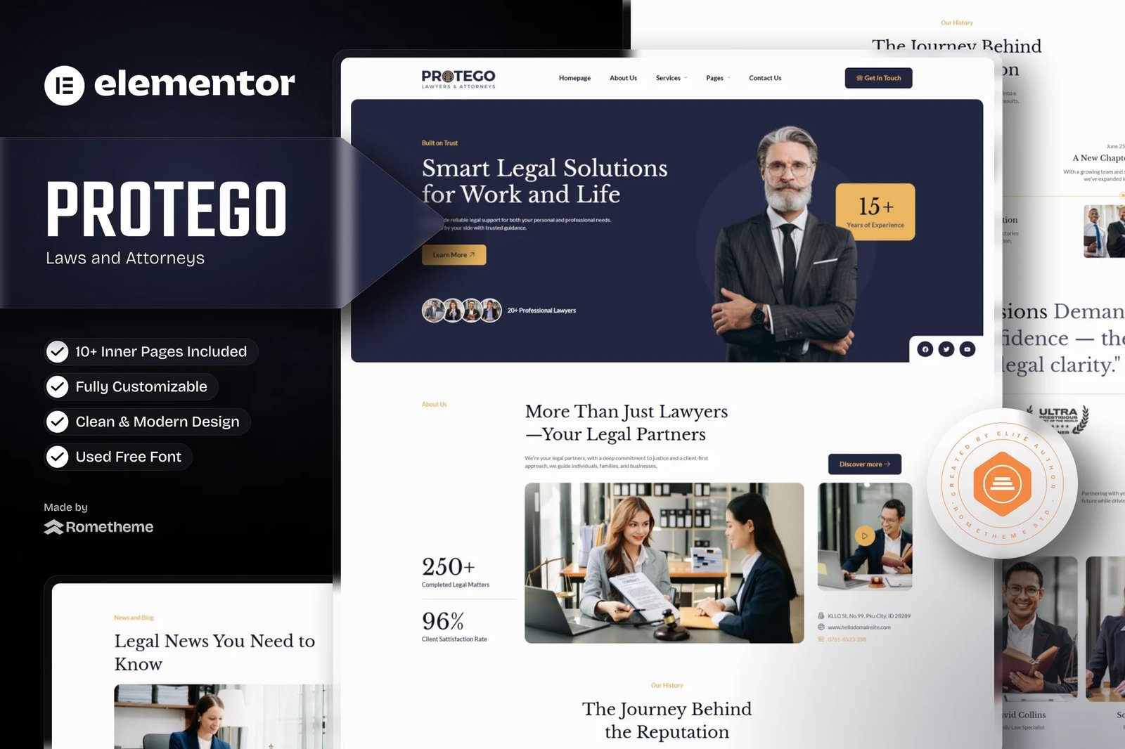 Protego-Lawyers-and-Attorneys-Elementor-Template-Kits.jpg Protego - Lawyers and Attorneys Elementor Template Kits - Image 1
