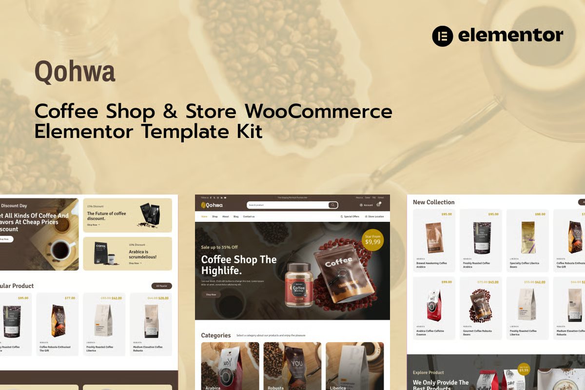 Qohwa-Coffee-Shop-Store-Ecommerce-Elementor-Pro-Template-Kit.png Qohwa - Coffee Shop & Store Ecommerce Elementor Pro Template Kit - Image 1