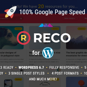 Reco - Minimal Theme for Freebies 4.7.0