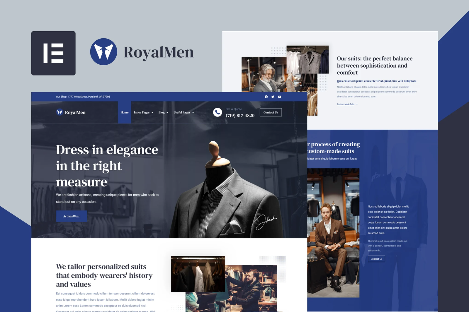 RoyalMen-Tailored-Suits-Elementor-Pro-Template-Kit.png RoyalMen - Tailored Suits Elementor Pro Template Kit - Image 1