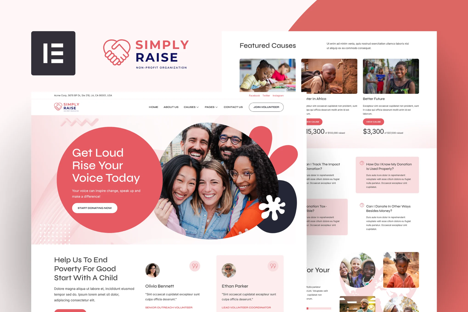 SimplyRise-Charity-Donation-Elementor-Template-Kit.png SimplyRise - Charity & Donation Elementor Template Kit - Image 1
