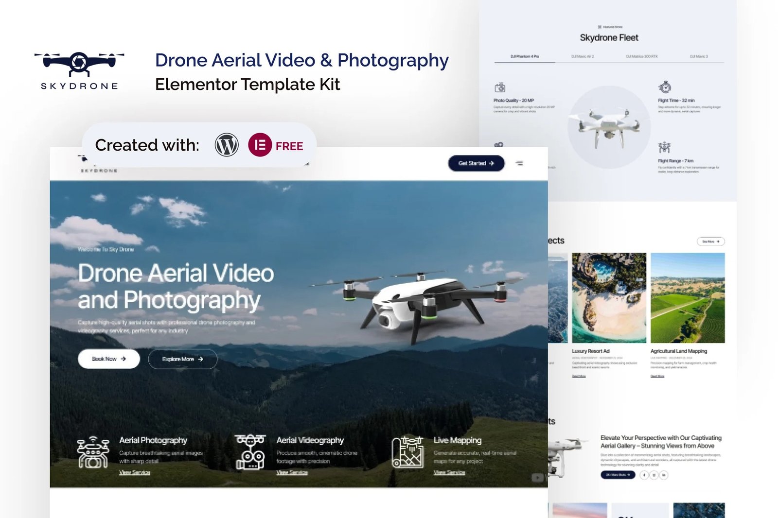 Skydrone-Drone-Aerial-Video-Photography-Elementor-Template-Kit.jpg Skydrone - Drone Aerial Video & Photography Elementor Template Kit - Image 1