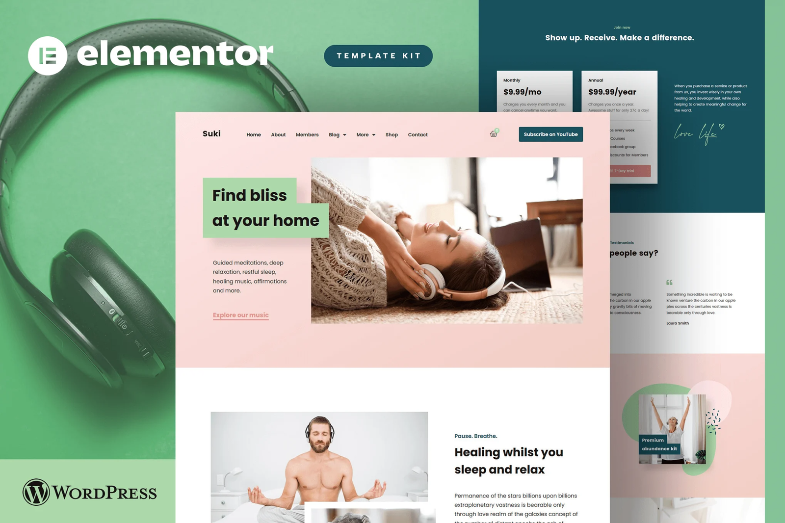 Suki-Meditation-Channel-Elementor-Template-Kit.png Suki - Meditation Channel Elementor Template Kit - Image 1
