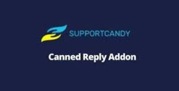 SupportCandy-Canned-Reply-Addon.jpg SupportCandy Canned Reply Addon 3.0.7 - Image 1