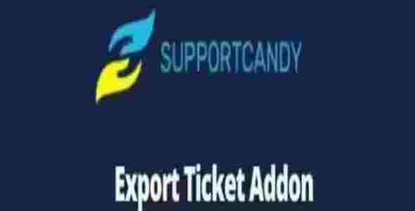 SupportCandy-Export-Ticket-Addon.jpg SupportCandy Export Ticket Addon 3.0.9 - Image 1
