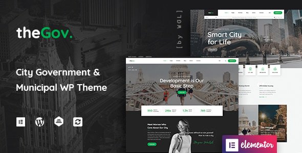 TheGov.jpg TheGov 2.0.16 ? Municipal and Government WordPress Theme - Image 1