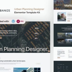 Urbanize - Urban Planning Designer Elementor Template Kit