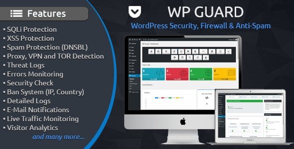 WP-Guard.jpg WP Guard 2.5 ? Security, Firewall & Anti-Spam plugin for WordPress - Image 1