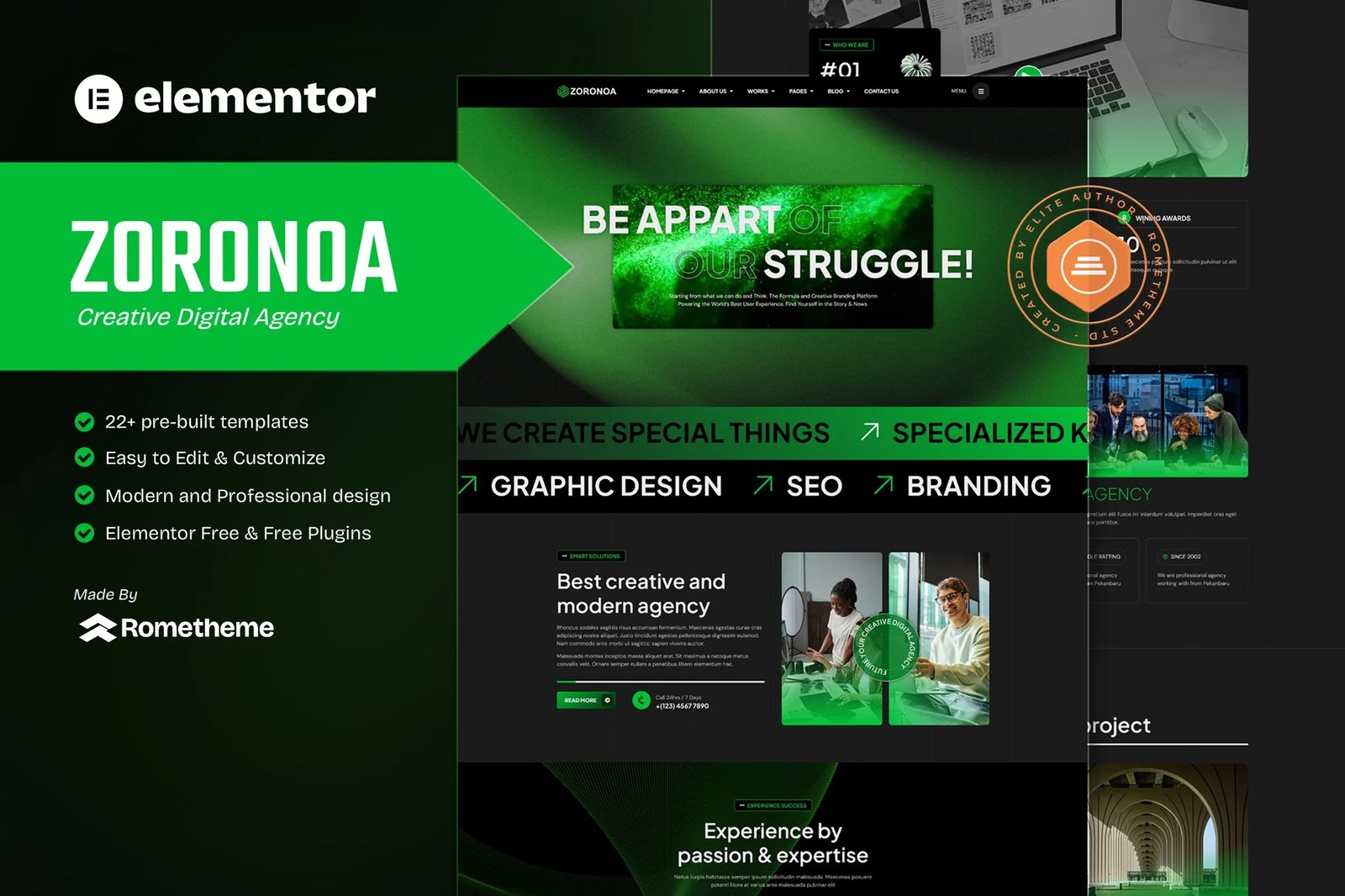 Zoronoa-Creative-Digital-Agency-Elementor-Template-Kit.jpg Zoronoa - Creative Digital Agency Elementor Template Kit - Image 1