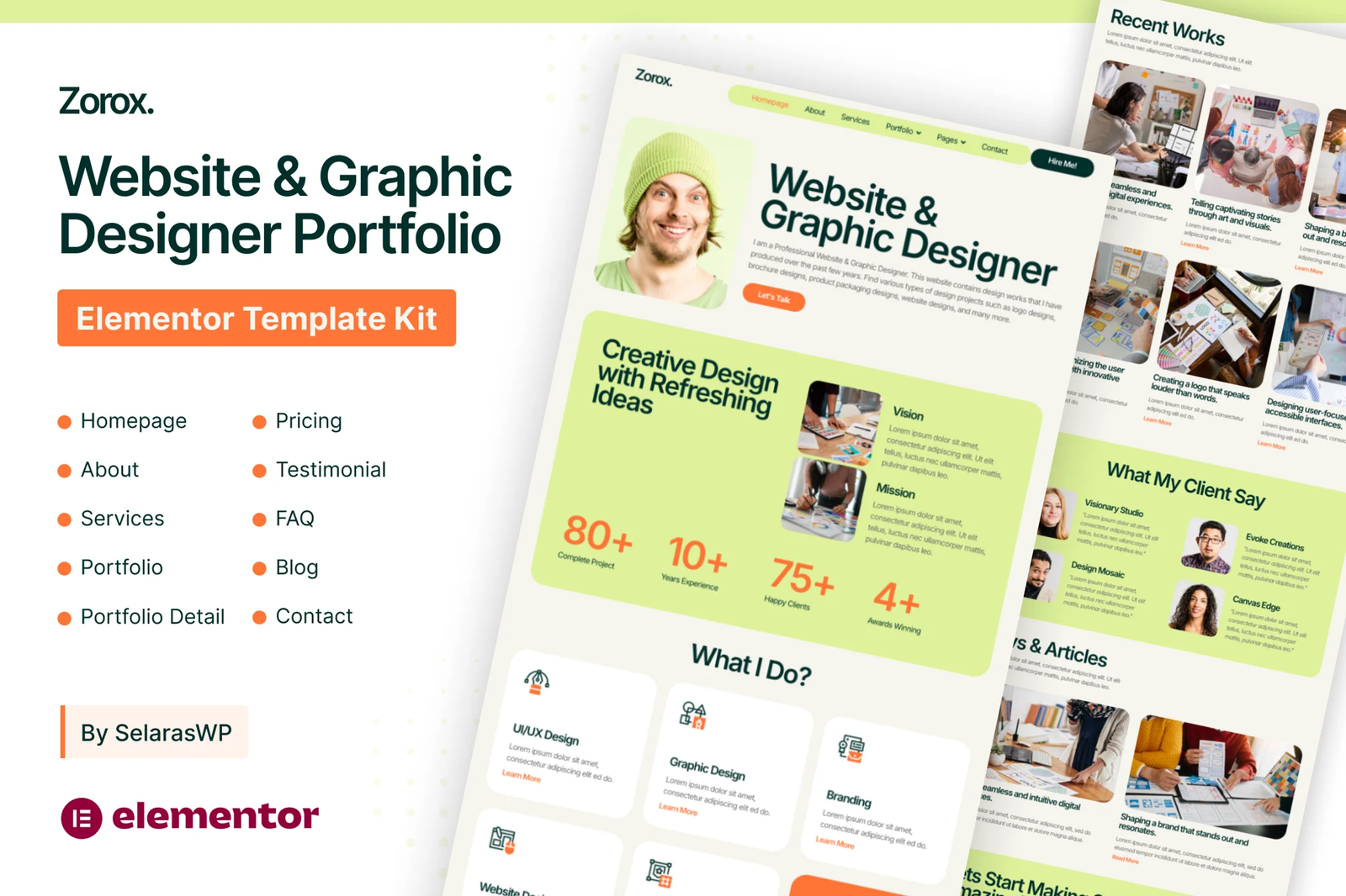 Zorox-Website-Graphic-Designer-Portfolio-Elementor-Pro-Template-Kit.png Zorox - Website & Graphic Designer Portfolio Elementor Pro Template Kit - Image 1