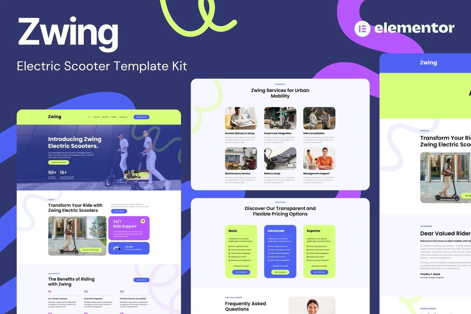 Zwing-Electric-Scooter-Website-Elementor-Template-Kits.jpg Zwing - Electric Scooter Website Elementor Template Kits - Image 1