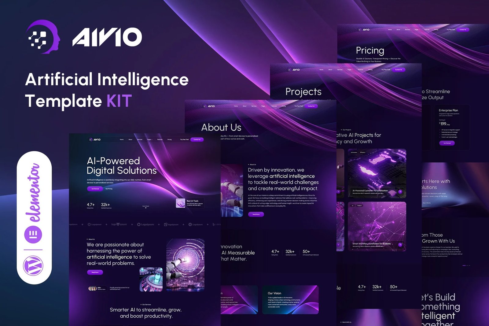 Aivio-Artificial-Intelligence-Elementor-Template-Kit-1.jpg Aivio - Artificial Intelligence Elementor Template Kit - Image 1
